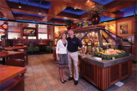 Gary and Sally Myers, Sizzler Franchisees