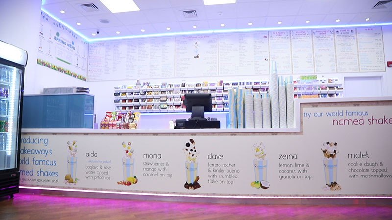 Shakeaway store interior