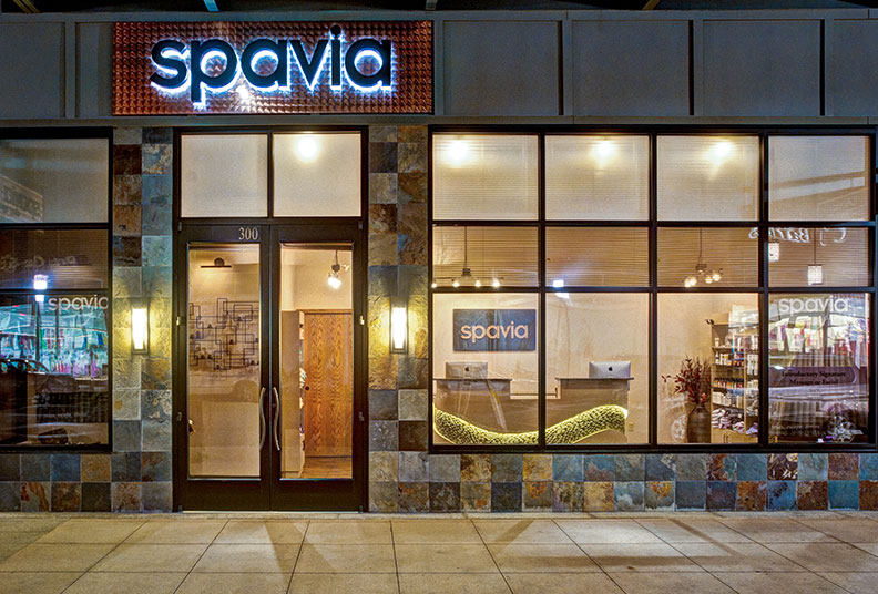 Spavia Day Spa storefront