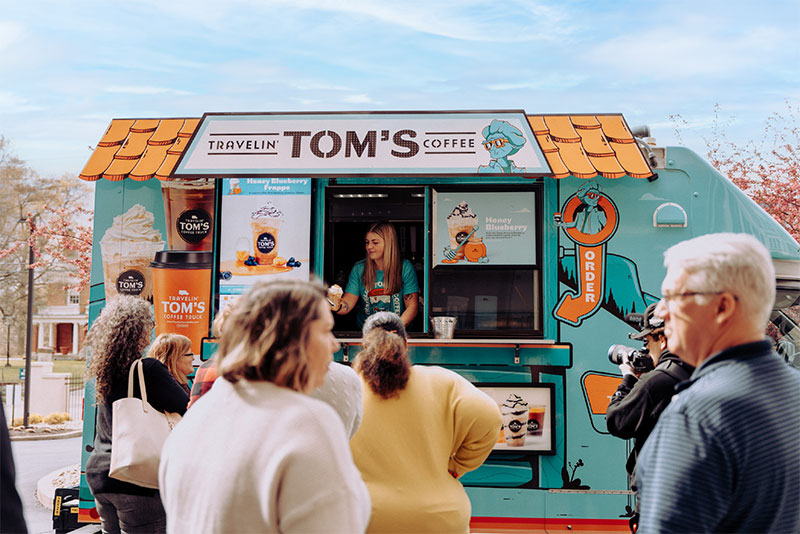 Travelin' Tom's Coffee Truck Franchise Opportunity